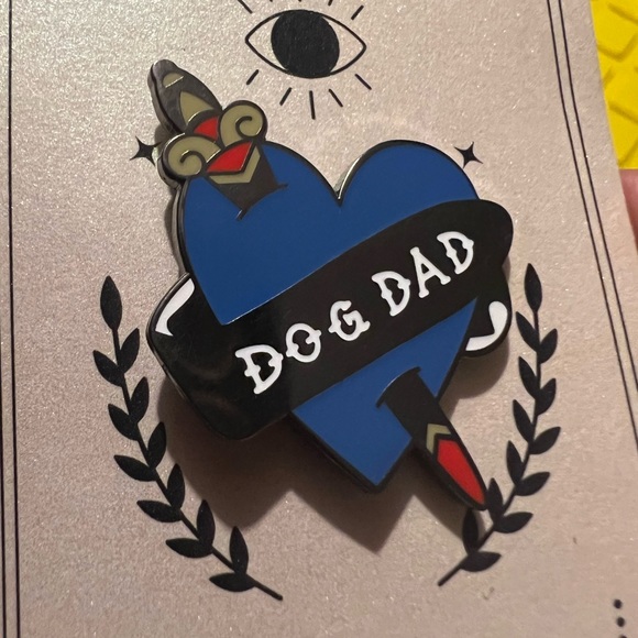 Dog Dad Enamel Pin - Picture 3 of 3